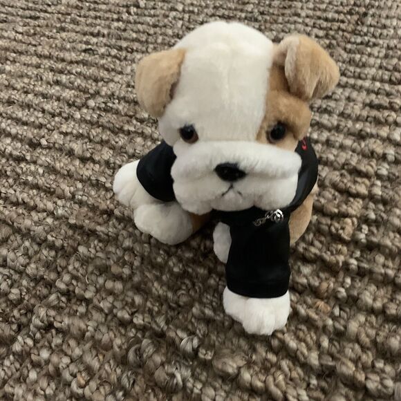 Aurora Fancy Pals Bulldog in Jacket LUVABLE DOG Puppy 8" Plush Stuffed Animal - Picture 1 of 8